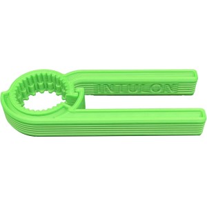 intulon Ergonomic Water Bottle Opener for Seniors Arthritis Friendly Twist Cap Remover Kitchen Gadget Assistive Bottle Opener for Weak Hands V5 (Lime Green)