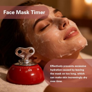 Kitchen Timers for Cooking, 100% Mechanical Wind Up Egg Timer with Magnetic Back No Batteries Required