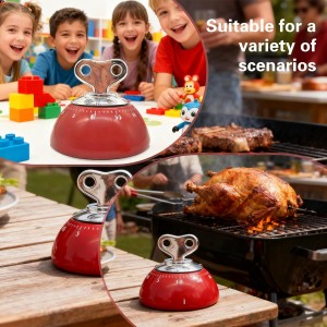 Kitchen Timers for Cooking, 100% Mechanical Wind Up Egg Timer with Magnetic Back No Batteries Required