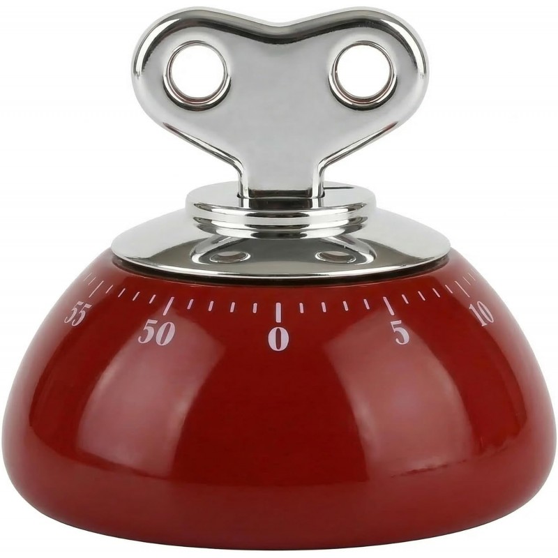 Kitchen Timers for Cooking, 100% Mechanical Wind Up Egg Timer with Magnetic Back No Batteries Required