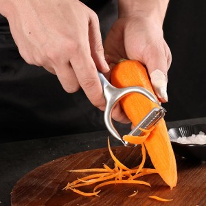 Vegetable Apple Peelers for kitchen, Fruit, Carrot, Veggie, Potatoes Peeler, with Ergonomic Non-Slip Handle Sharp Blade Good Sturdy With Julienne Function, (2-in-1)