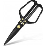 Kitchen Scissors - Heavy Duty Kitchen Shears with Stainless Steel Titanium-Coated Blades for Food, Poultry, Meat & Herbs - Sharp All Purpose Cooking Scissors Dishwasher Safe