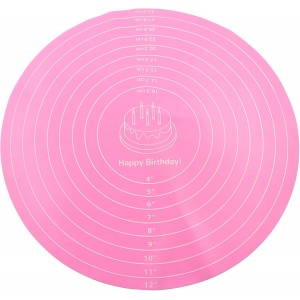 Zorfeter Silicone Cake Mat, 12 Inch Heat...