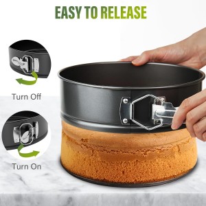 Vakoo Springform Pan - Nonstick, Leakproof Cheesecake Pan for Baking, Easy Release, No Parchment Paper Needed, 7 Inch