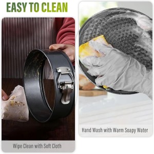 Vakoo Springform Pan - Nonstick, Leakproof Cheesecake Pan for Baking, Easy Release, No Parchment Paper Needed, 7 Inch