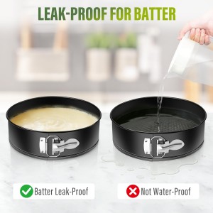 Vakoo Springform Pan - Nonstick, Leakproof Cheesecake Pan for Baking, Easy Release, No Parchment Paper Needed, 7 Inch