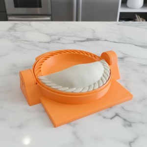 Irrompible Empanada Maker Press, Sampaoli Unbreakable Collection, 3D Printed PETG, Professional Dumpling, Calzone Maker Machine, Heavy-Duty Tortilla Crimper, Made in USA.