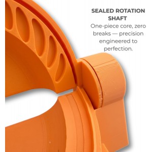 Irrompible Empanada Maker Press, Sampaoli Unbreakable Collection, 3D Printed PETG, Professional Dumpling, Calzone Maker Machine, Heavy-Duty Tortilla Crimper, Made in USA.