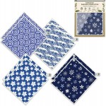 Swedish Dishcloths for Kitchen 8 Pack, Dish Towels with Clips Super Absorbent Cellulose Dish Cloths, Non-Scratch Reusable Paper Towels Washable, No Odor, Biodegradable, Dishwasher Safe