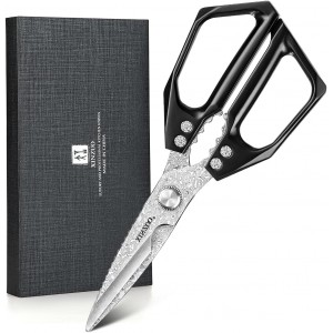 XINZUO Sharp Kitchen Scissors with Black...