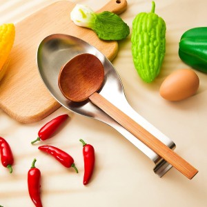 Nuanchu 20 Pcs Stainless Steel Spoon Rest Spatula Ladle Holder Spoon for Stove Top Heavy Duty Spatula Holder for Countertop Dishwasher Safe Utensil Rest for Kitchen, 3.8 x 9.6