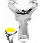 Stainless Steel Mason Jar Opener - No Lid Dents or Damage, Easy Twist Handheld Tool for Canning, Bottles & Various Jar Lids (1)