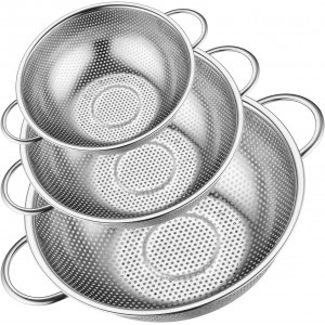 Leonyo Stainless Steel Colander for Kitc...