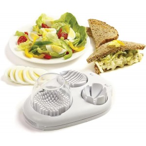 Egg Slicer 3-in-1 for Hard Boiled Eggs, ...