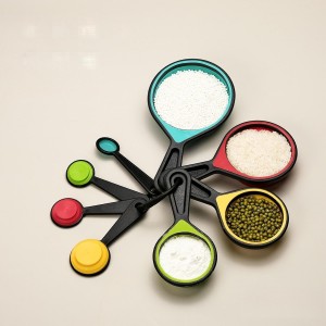 Premium Adjustable Measuring Cups and Spoons Set, 8-Piece | Collapsible Space-Saving Design for Easy Storage, Dishwasher Safe Silicone Kit for Baking, Cooking & Camping Essentials.