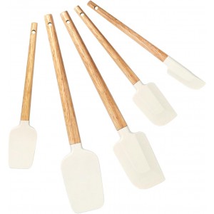 5 Pcs Silicone Spatula Set,Food Grade Si...