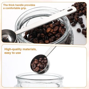 Sugar Spoon Metal Tablespoon 1 Tablespoon Measuring Spoons 15ml Stainless Steel Coffee Scoop 1 Tbsp Scoop Measure Spoon Metal Tbsp Scoops 4.3 in Handle for Coffee Tea Sugar (Silver)