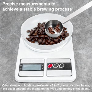 Sugar Spoon Metal Tablespoon 1 Tablespoon Measuring Spoons 15ml Stainless Steel Coffee Scoop 1 Tbsp Scoop Measure Spoon Metal Tbsp Scoops 4.3 in Handle for Coffee Tea Sugar (Silver)