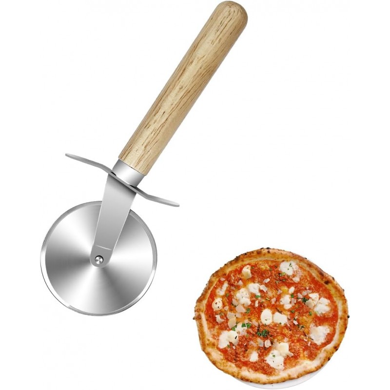 Classic Pizza Wheel，kitchen Ultra Sharp pizza cutter tool For Cutting Through Crusts, Pies and More
