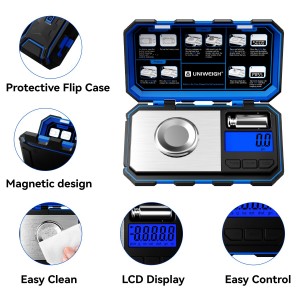 Digital Reloading Scale Precision 1500 Grains x 0.1gn,Powder Scale for Reloading, Grain Scales with LCD Display/Tare/Calibration Functions,Microgram Scale Pocket,Includes Batteries