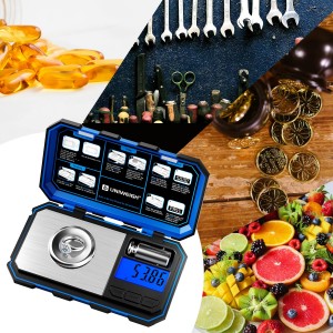 Digital Reloading Scale Precision 1500 Grains x 0.1gn,Powder Scale for Reloading, Grain Scales with LCD Display/Tare/Calibration Functions,Microgram Scale Pocket,Includes Batteries
