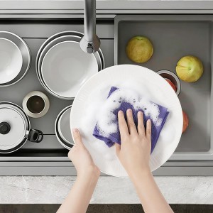 100% Cotton Waffle Weave Kitchen Dish Cloths, 6-Pack 12x12 Inch Dark Grey Ultra Soft Absorbent Quick Drying Dish Towels for Drying Dishes & Cleaning, 6 Colors