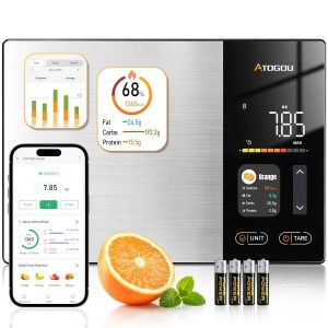 Atogou Smart Food Kitchen Scale with Nut...