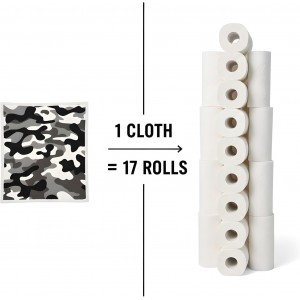 Swedish Dishcloths for Kitchen 6-Pack – Reusable Paper Towel Replacement Sponge Cloths – Bold Plaid, Camo & Argyle Patterns – Eco-Friendly Cellulose Dish Cloths for Washing Dishes