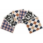 Swedish Dishcloths for Kitchen 6-Pack – Reusable Paper Towel Replacement Sponge Cloths – Bold Plaid, Camo & Argyle Patterns – Eco-Friendly Cellulose Dish Cloths for Washing Dishes
