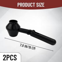 2 Pack Funnel Scoop for Powder, Protein Scoop Funnel,Coffee Powder Scoop with Durable ABS Material, Efficient Powder Transfer Tool for Kitchen and Gym
