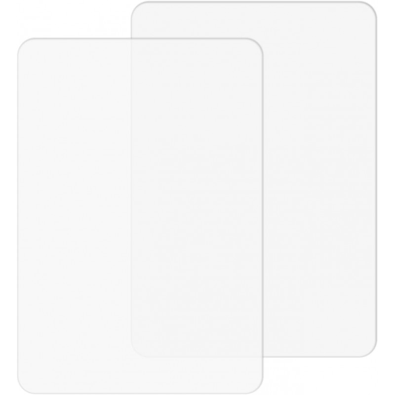 2 Pcs Clear Silicone Mat 12 x 8 Inch Silicone Placemats Non-Slip Baking Mat for Kitchen Counter Countertop Protector Heat Resistant Countertop Liner for Pastry