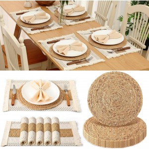 Boho Wedding Placemats Set of 6 - Handma...