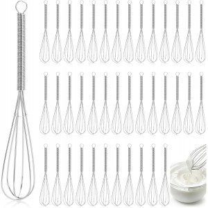 STARVAST 50PCS 6 Inch Mini Whisk Bulk Sm...