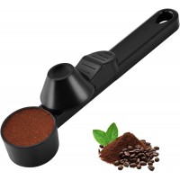 Coffee Scoop & Funnel for K-Cups Reusable, Coffee Spoon with Slide Scoop Measuring Scoo p with Funnel for Filling Water Bottles for Ground Coffe e Protein Powder without Spilling