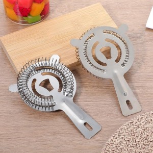 16 Pcs Stainless Steel Cocktail Strainer, 5.71 Inches Silver Bar Tool for Filtering Drinks for Bartenders Mixologists Home and Restaurant Use