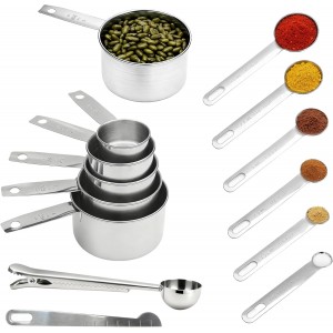 Measuring Cups and Spoons Set of 13, Sta...