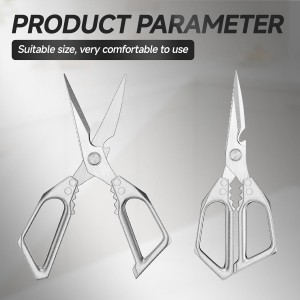 2-Pack Heavy Duty Stainless Steel Kitchen Scissors-All Purpose Heavy Duty Poultry Shears for Meat,Chicken Bones and Turkey,Dishwasher Safe Sharp Japanese Cooking Shears, Gifts for Women