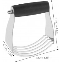 COHEALI Heavy Duty Stainless Steel Dough Blender Pastry Cutter Butter Mixer for Baking Effortless Flour Mixing and Scraping Tool Kitchen Essential for Home and Professional Bakers