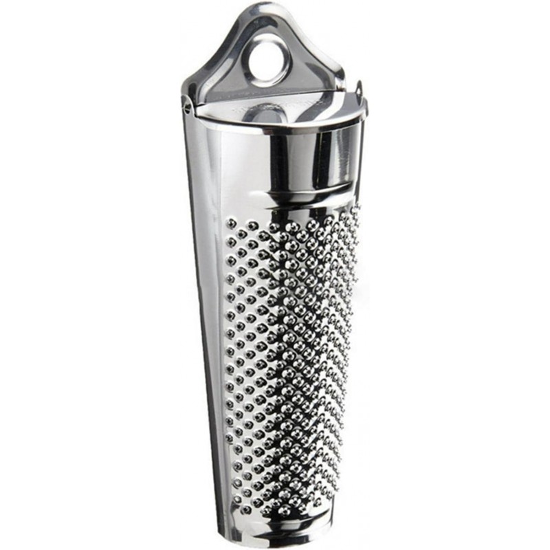 Nutmeg Grater Stainless Steel Upgraded Lemon Zester & Cheese Grater, Ginger Garlic Nut Walnut Lemon Hand Planer Tool Professional Kitchen Tool(COLOR:Silver)