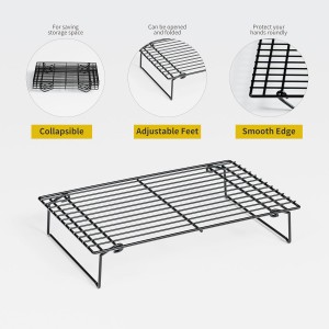 4PCS Cooling Racks for Cooking and Baking, Collapsible 4 Tiers 10