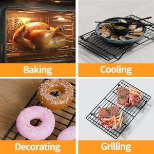4PCS Cooling Racks for Cooking and Baking, Collapsible 4 Tiers 10