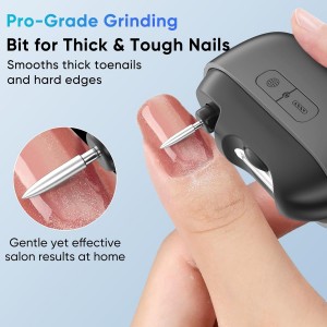 Electric Nail Clipper with LED Light & Nail Storage – Smart Rechargeable Fingernail & Toenail Trimmer for Seniors & Adults, One-Touch Quiet Nail Cutter (2026 Upgraded Version)