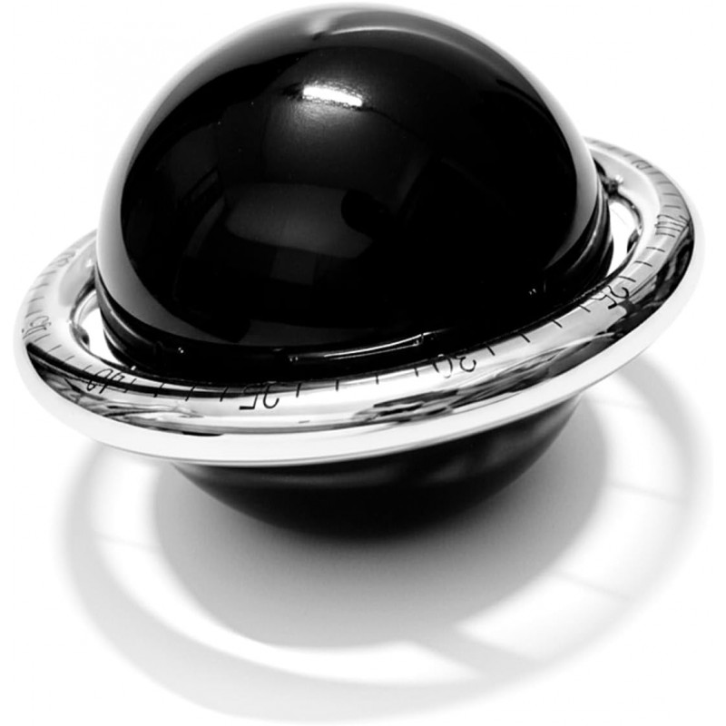 Kitchen Timer, 60-Minute Mechanical Timer with Magnetic Back - No Batteries Required - Loud Alarm, Wind Up Manual Time Countdown Reminder for Cooking, Baking, Exercise, Study, Working, Gaming, Black