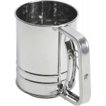 Oster Helmsdale 2 Cup Stainless Steel Flour Sifter for Baking for Crank Sifter