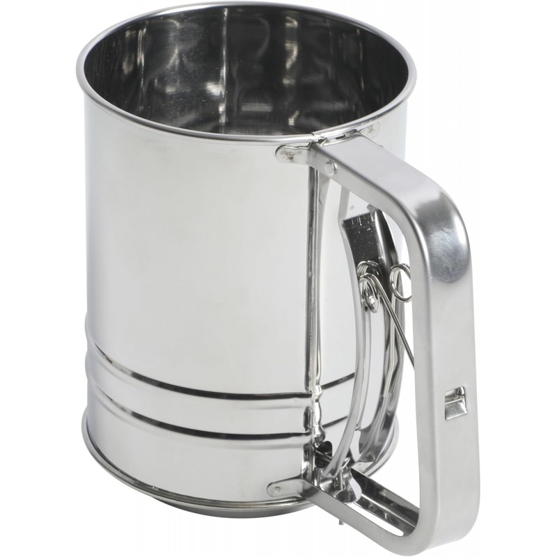 Oster Helmsdale 2 Cup Stainless Steel Flour Sifter for Baking for Crank Sifter