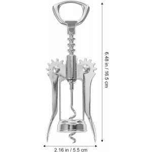 BESPORTBLE Premium Metal Lever Wine Corkscrew Bottle Opener One Wine and Beer Opener with Comfortable Thick Handle Easy to Operate for Home and Party Use