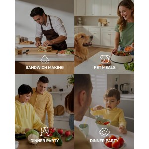 Sangcon Electric Cheese Grater for Block Cheese, 5-in-1 Automatic Salad Shooter & Vegetable Slicer with 5 Stainless Steel Blades, One-Touch Electric Grater for Cheese, Vegetables, Fruits & Nuts