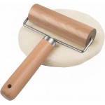 Small Rolling Pin with Handle, Wooden Dough Pastry Roller, Non-Stick Pizza Rollers, mini Dough Wood Roller for Home Kitchen Baking Cooking