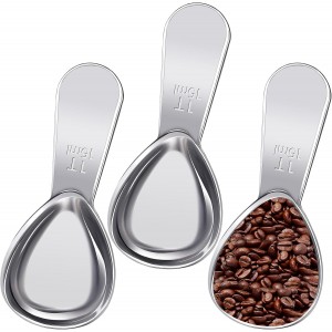 3 Pcs Coffee Scoop,1 Tbsp Stainless Stee...