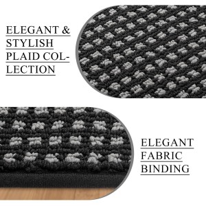 Kitchen Rugs,Non Slip Absorbent Kitchen Mats for Floor-Thick Stain Resistant Washable Kitchen Floor Mat Runner Carpet for Hallways,Entryway,Laundry Room,Sink(17